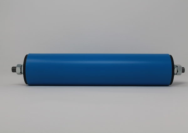 Tragrolle aus Kunststoff mit Außengewinde, rostfrei 63mmx3,0mm