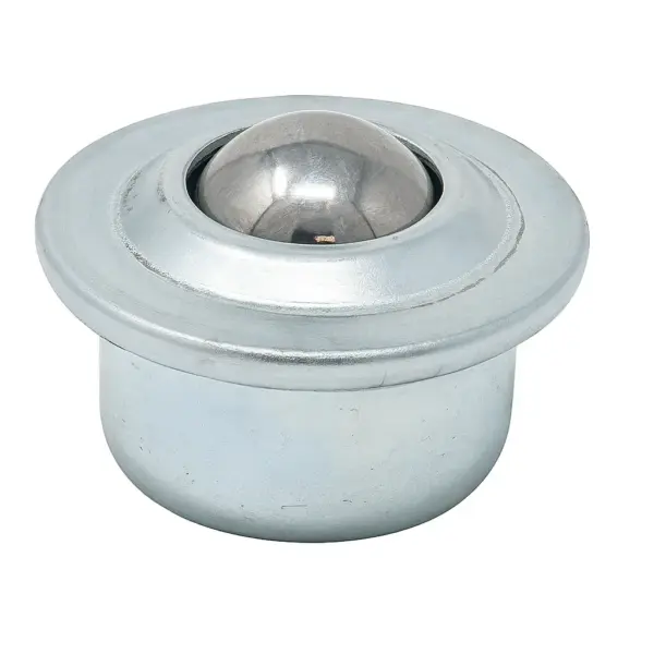kugelrolle aus verzinkten stahlblech mit bund kugel durchmesser 15 mm 1.webp