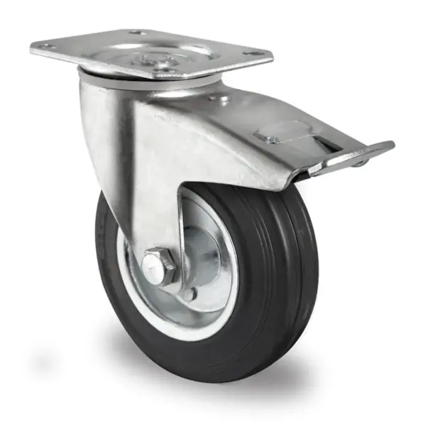 lenkrolle mit totalfeststeller o 200 mm serie sws4 rollenlager 1.webp